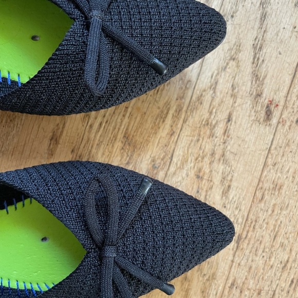 Rothy's Black Flats Comfortable Everyday Loafers - Picture 3 of 11